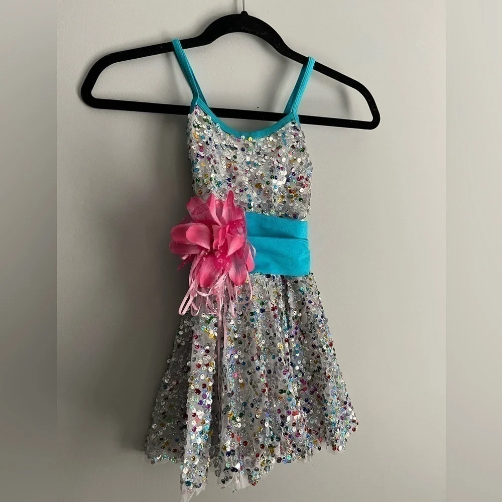 Curtain Call Costumes Girls Frenzy dress Size CME